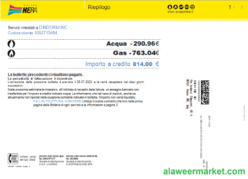 Gruppo Hera utility business bill, SCR